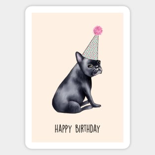 Frenchie birthday Sticker